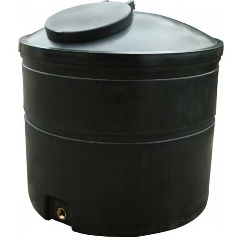 1450 Litre Round Water Tank H 136cm X D 124 cm