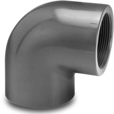 PVC Elbow 90 Degrees 40 mm Glue X 11/4" BSPF