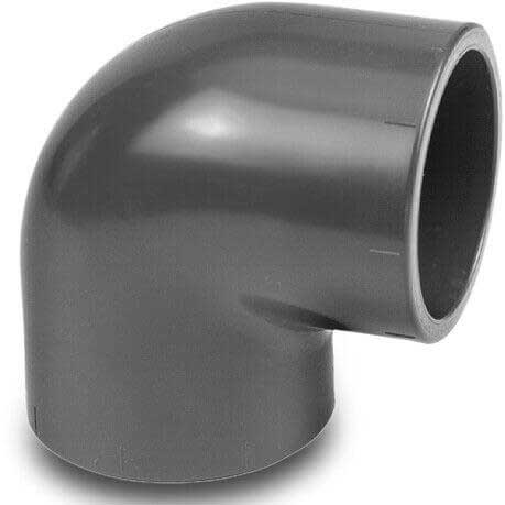 PVC Elbow 90 Degrees 16 bar 90mm Glue Glue