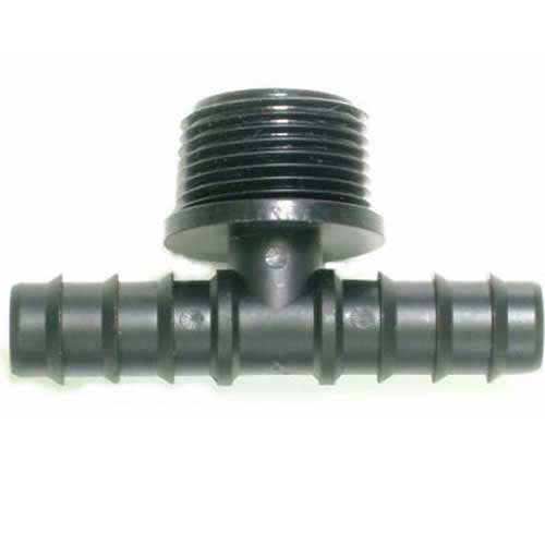 Barbed Tee Joint 20mm - 1/2 Inch Bsp Threaded Branch