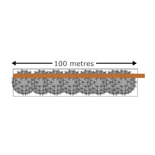 Netafim Hedge Watering Kit Hedge Length 100 metres