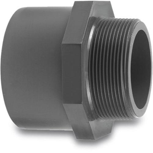 PVC Connector 32 or 40mm Glue - 3/4" Male Thread 16 Bar