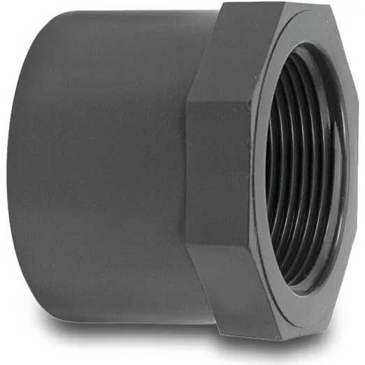 PVC Threaded Reducing Bush 32mm X 1/2"