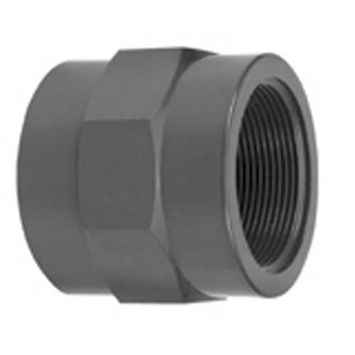 Threaded PVC Socket 32mm Glue - 1" Thread