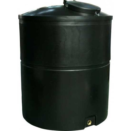 2500 Litre Large Commercial Water Tank Height 188cm Diamter 143 cm